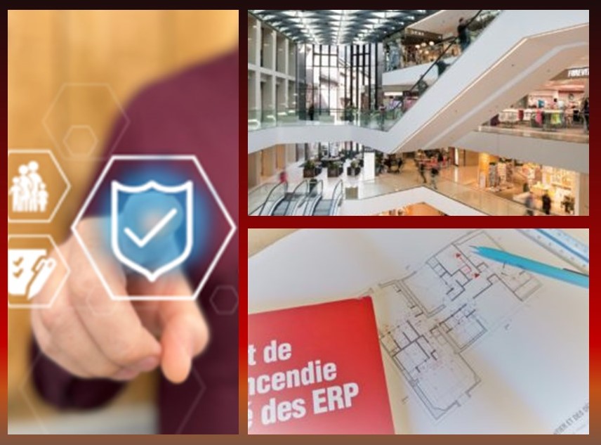 Locaux, agence, feu, dégâts, attention, prévoyance